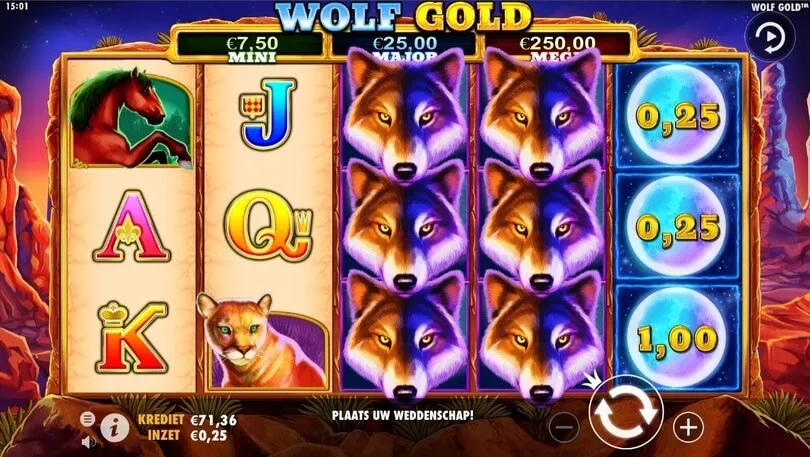 Howl Keberuntungan Terbesar Dan Menarik di Wolf Gold OLE777