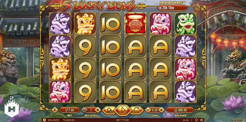 Nuansa Hangat Sarat Aura Keberuntungan Besar 5 Lucky Lions